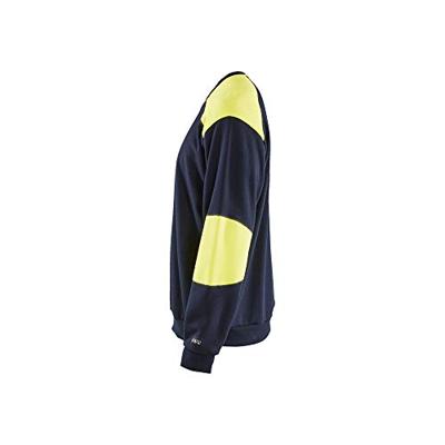 Blåkläder FR Sweatshirt 34581760 | Marine/High-Vis Geel | Maat 4XL - 7330509664018 Blåkläder FR Sweatshirt 34581760 | Marine/High-Vis Geel | Maat 4XL - 7330509664018