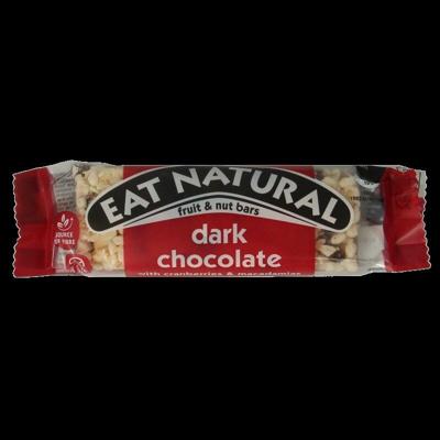Eat Natural Pure chocolade met cranberries & macadamia 40 Gram