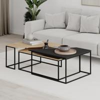 Calicosy - Salontafel TITAN- 110|96 cm - Zwart - thumbnail