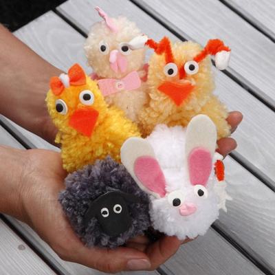 Creativ Company Chenille, l: 30 cm, dikte 15 mm, geel, 15 stuk/ 1 doos - thumbnail