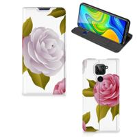 Xiaomi Redmi Note 9 Smart Cover Roses - thumbnail