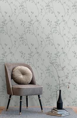 AS Creation Pure Elegance - Grijs - Floral - 397674
