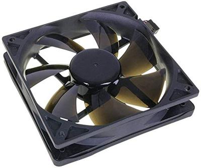 NoiseBlocker BlackSilent Pro PC-ventilator Zwart (b x h x d) 120 x 120 x 25 mm