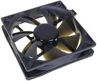 NoiseBlocker BlackSilent Pro PC-ventilator Zwart (b x h x d) 120 x 120 x 25 mm - thumbnail