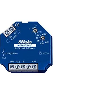 Eltako 61100604 MFZ61DX-UC Tijdrelais Multifunctioneel 230 V 1 stuk(s) Tijdsduur: 0.5 s - 1 h 1x NO