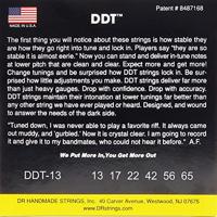 DR Strings DDT-13 Drop Down Tuning 13-65 set snaren voor elektrische gitaar - thumbnail