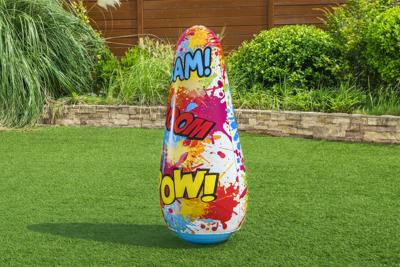 Bestway Opblaasbare Bokszak Comic 119 cm +3 Jaar Binnen en Tuin 52630