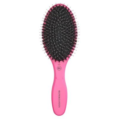 Olivia Garden Boar and Nylon Bristle Pink