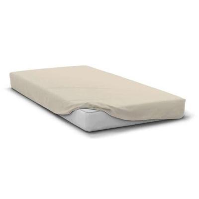 Hoeslaken - HOME LINGE PASSION - HP72113 - 82 g microvezel - 180 x 200 cm - 30 cm diepe zak - Ivoorbeige