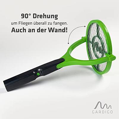 Gardigo Fly Swatter 90° Bzzz 25164 Vliegenmepper Stroomgaas (l x b x h) 445 x 228 x 28 mm Zwart, Groen 1 stuk(s) Gardigo Fly Swatter 90° Bzzz 25164 Vliegenmepper Stroomgaas (l x b x h) 445 x 228 x 28 mm Zwart, Groen 1 stuk(s)