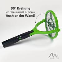Gardigo Fly Swatter 90° Bzzz 25164 Vliegenmepper Stroomgaas (l x b x h) 445 x 228 x 28 mm Zwart, Groen 1 stuk(s) - thumbnail