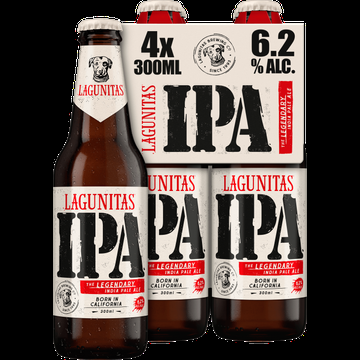 Lagunitas IPA Flessen 4 x 300 ml bij Jumbo