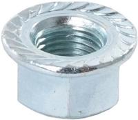 Fix-Nippel Asmoer axle nut m10x1 w.flange 10pcs. - thumbnail