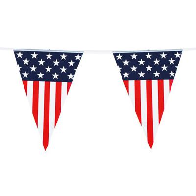 Vlaggenlijn USA Stars en Stripes 6 meter Vlaggenlijn USA Stars en Stripes 6 meter