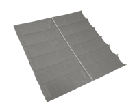 Nesling Prosail waterproof harmonica schaduwdoek grijs 2.97 x 2.97 meter - thumbnail