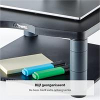 Fellowes beeldschermhouder in de hoogte verstelbaar (min. 64 mm tot 165 mm) met basis uit plastic - thumbnail