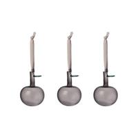 Iittala Glazen Appels grijs 3 stuks - thumbnail