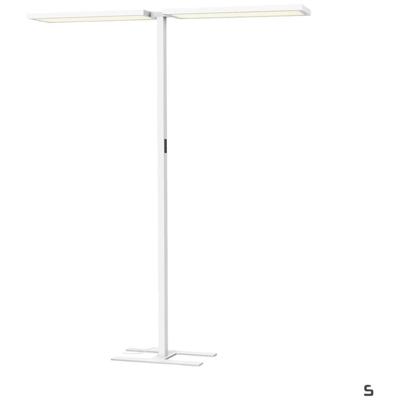 SLV Led kantoor vloerlampWorklight Pro wit - dubbel - 1007466