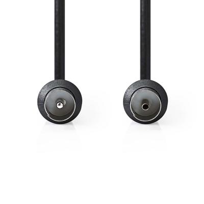Coaxkabel 90 dB | IEC (Coax) Male - IEC (Coax) Female | 5,0 m | Zwart