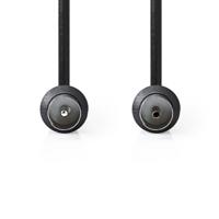 Coaxkabel 90 dB | IEC (Coax) Male - IEC (Coax) Female | 5,0 m | Zwart - thumbnail
