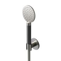 Hotbath Cobber M444 ronde handdouche met wandsteun en doucheslang 150cm koper geborsteld PVD M444BCP - thumbnail