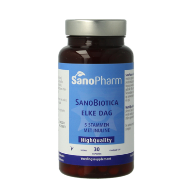 SanoPharm Sanobiotica elke dag 30 Capsules