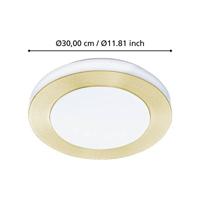 Eglo Messing badkamerlampLed Carpi Ø 30cm - 900369 - thumbnail