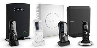 Snom M5 DECT-telefoon Range Uitbreiding Repeater vergroot het bereik van de M700 en M300 basisstations om de dekking te verhogen, zonder Ethernet, maximaal 5 gelijktijdige gesprekken, Zwart, 00003930
