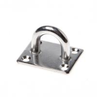 Oog op plaat rvs groot 50x40mm* - thumbnail