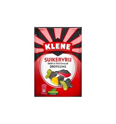 Klene Dropgums suikervrij 110 Gram