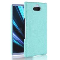 Shockproof Crocodile Texture PC + PU Case for Sony Xperia 10 (Green) - thumbnail