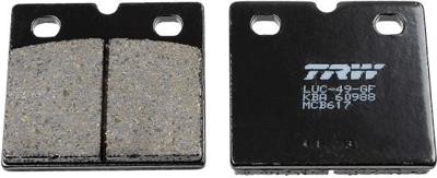 TRW remblokken "mcb 617 brake pad mcb 617 organic standard