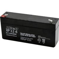 XCell XP 3.2 - 6 Loodaccu 6 V 3.2 Ah Loodvlies (AGM) (b x h x d) 134 x 67 x 35 mm Kabelschoen 4.8 mm Onderhoudsvrij - thumbnail