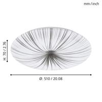 Eglo Design plafonnièreNieves Ø 51cm - 98326 - thumbnail