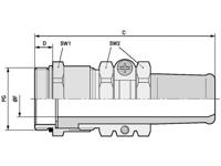 LAPP 52001100 Wartel PG21 Messing Messing 25 stuk(s) - thumbnail