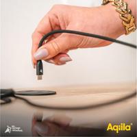 Aqiila USB-C-kabel USB 2.0 Apple Lightning stekker 1.00 m Zwart AQCBPBICB1BD850 - thumbnail