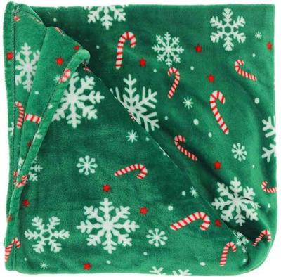 Unique Living plaid xmas party 200x150 groen