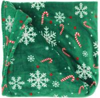 Unique Living plaid xmas party 200x150 groen - thumbnail