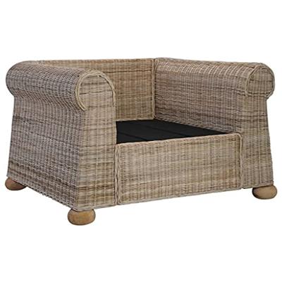Fauteuil met kussens natuurlijk rattan Fauteuil met kussens natuurlijk rattan