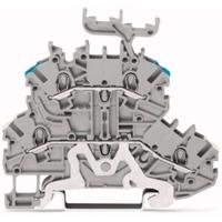 WAGO 2000-2228 Doorgangsklem 2-etages 3.50 mm Spanveer Toewijzing: L Grijs 50 stuk(s) - thumbnail