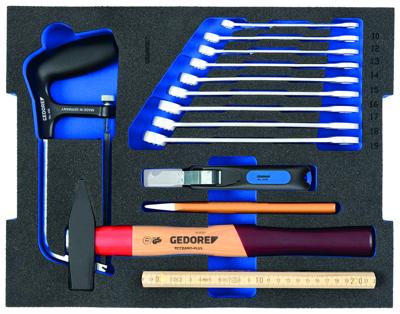 Gedore 2835983 Gereedschapskoffer (gevuld) 23-delig Handwerker (l x b x h) 442 x 357 x 151 mm