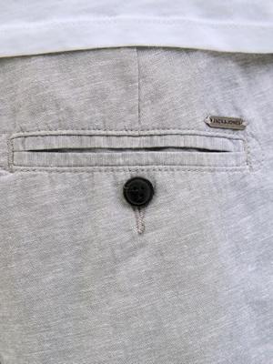 Jack - Jones Jpstace Summer Linen Blend Short Srt Sn Korte Broeken Agave Green Melange