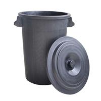 Voerton kerbl met deksel 70 liter - thumbnail