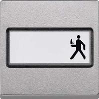 Merten 433360 Wisselschakelaar Afdekking System M Aluminium 1 stuk(s)