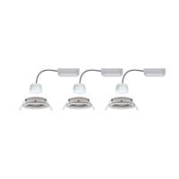 Paulmann 92959 LED-inbouwlamp Set van 3 stuks LED 18 W IJzer (geborsteld) - thumbnail