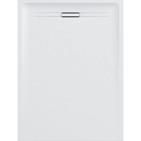 Douchevloer Sestra rechthoekig 90x100cm wit leisteen - thumbnail