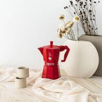 Percolator Bialetti MOKA EXCLUSIVE Rood Aluminium 6 Kopjes - thumbnail