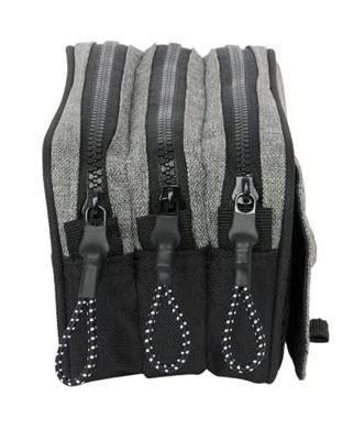 Pennenetui met 3 vakken Eckō Unltd. Rhino Zwart Grijs 21,5 x 10 x 8 cm Pennenetui met 3 vakken Eckō Unltd. Rhino Zwart Grijs 21,5 x 10 x 8 cm