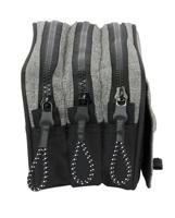 Pennenetui met 3 vakken Eckō Unltd. Rhino Zwart Grijs 21,5 x 10 x 8 cm - thumbnail