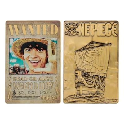 One Piece Ingot Luffy Wanted Poster Limited Edition One Piece Ingot Luffy Wanted Poster Limited Edition